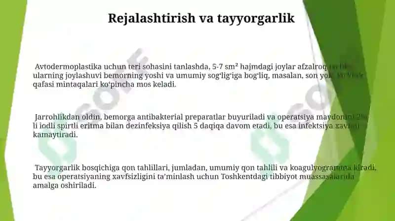 Autodermaplastika 3