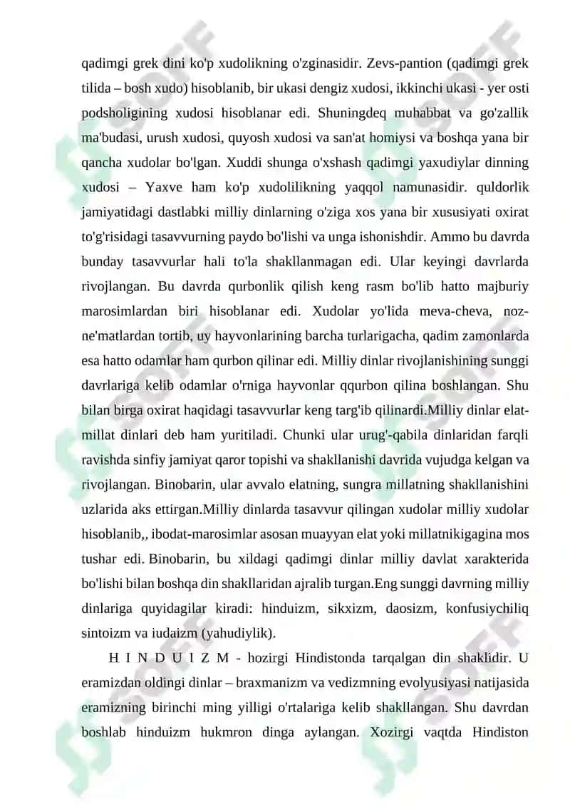 Hindiston dinlari 3