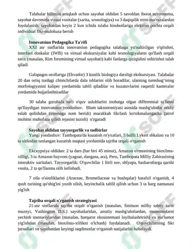 Ekskursiya rejalashtirish va logistika 3