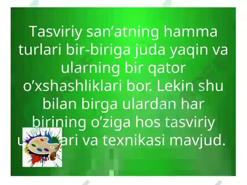 Tasviriy qobiliyat va ijodkorlikini rivojlantirish 3