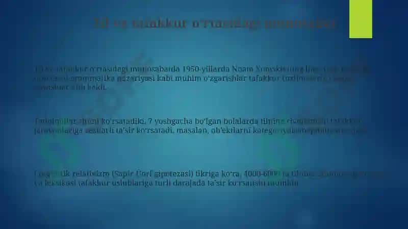 Til va tafakkur 3