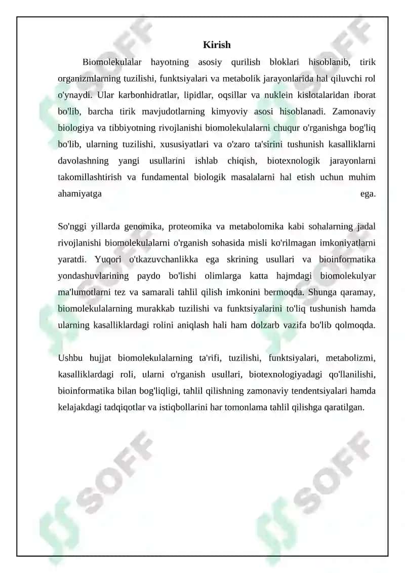 Biomolekulalar hayotning asosiy qurilish bloklari 3