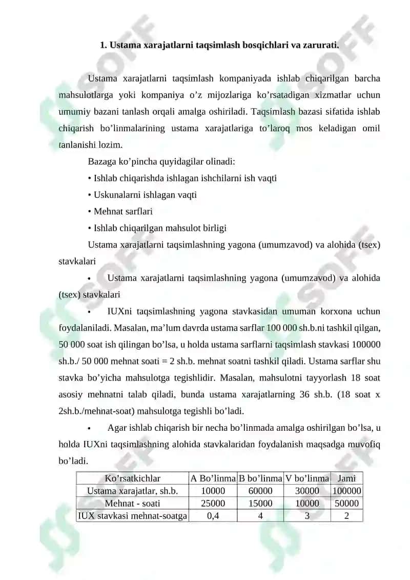 Ustama Xarajatlarni Taqsimlashning Marginal-Costing Usullari 3