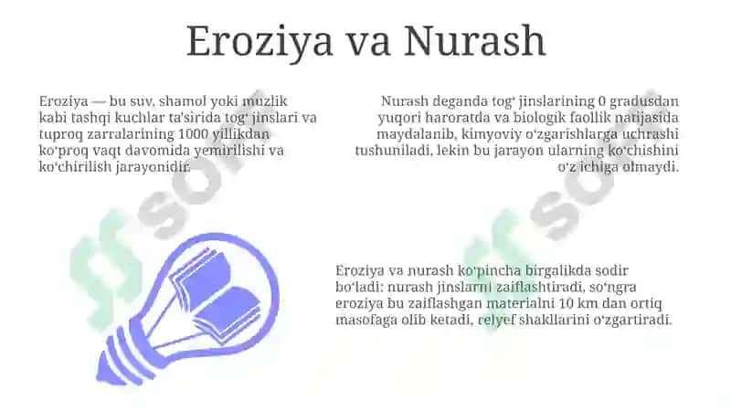 Eroziya va Sedimentatsiya Jarayonlari 3