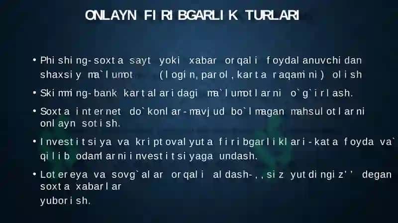 ONLAYN FIRIBGARLIK 3