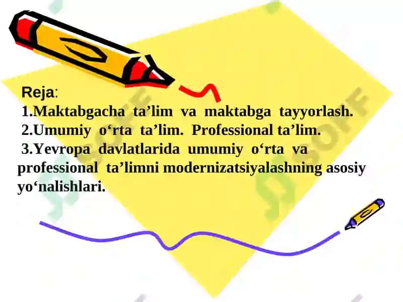 Maktabgacha ta'lim va ta'lim tizimi 3