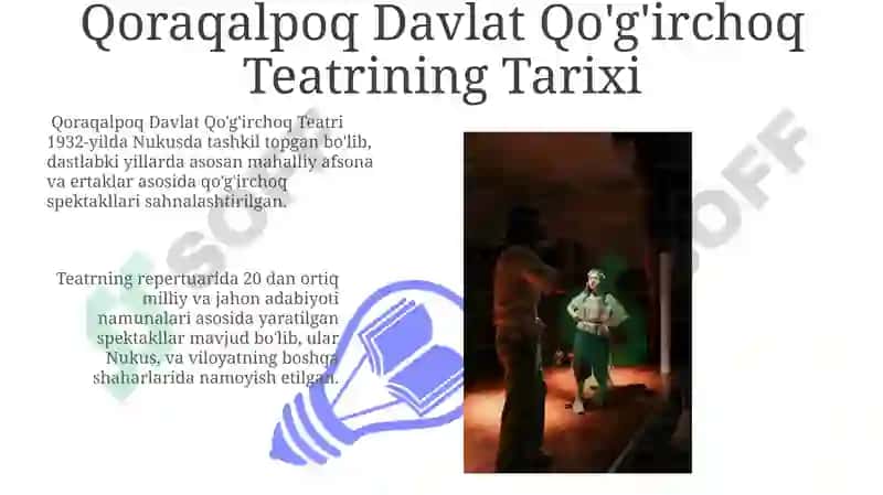 Qoraqalpoq Davlat Qo'g'irchoq Teatrining Tarixi 3