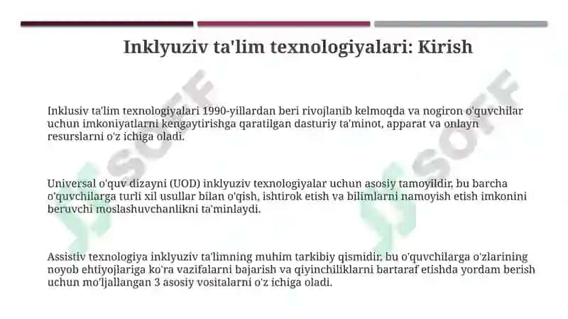 Inklyuzivtaʼlimtexnologiyasi 3