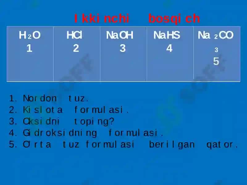 Bilag’on kimyogarlar ko'rgazmali bahs 3
