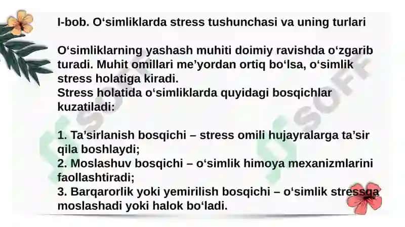 O‘simliklarda stress reaksiyalari 3
