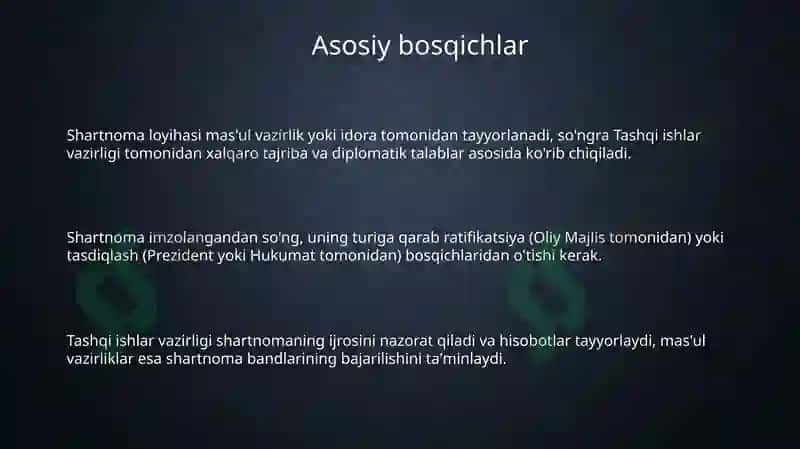 Xalqaro shartnomalar tayyorlash tartibi 3