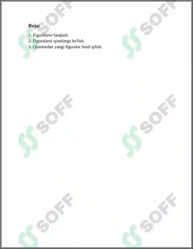 Figuralarni farqlash 3