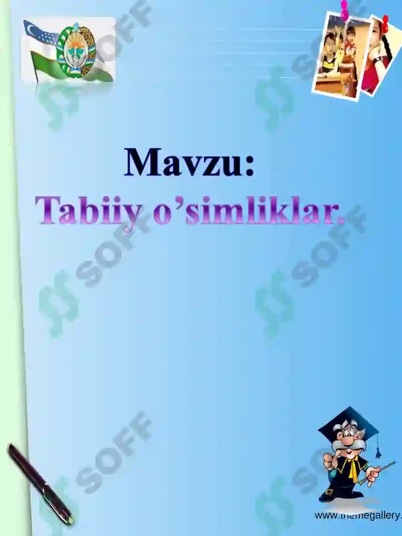 O’simliklar va ularning turlari 3