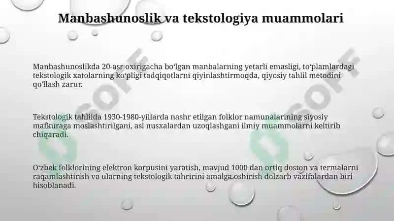 Mustaqillik davri folklor manbashunosligi 3