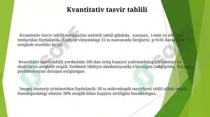 Gistologiya fanidan qoʻllanadigan oʻrganish usullar 3