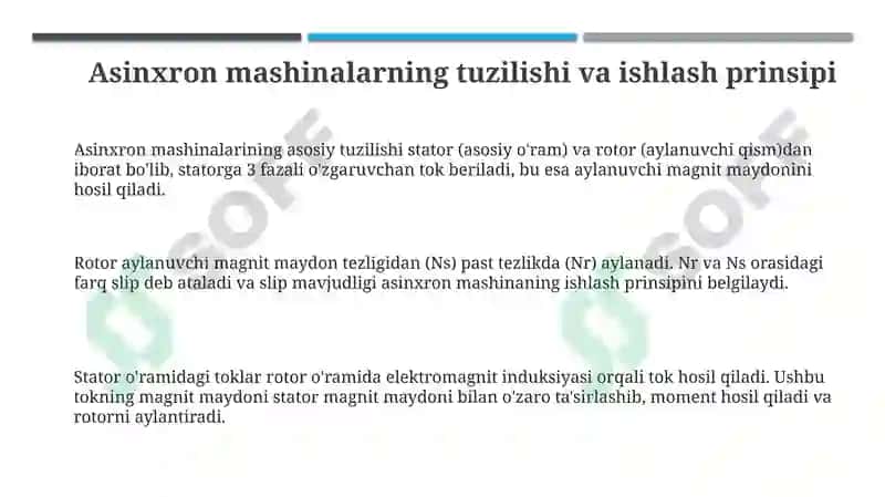 Asinxron mashinalar 3