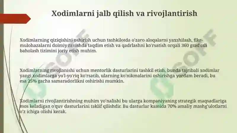 Insonresurslarini samarali boshqarish 3