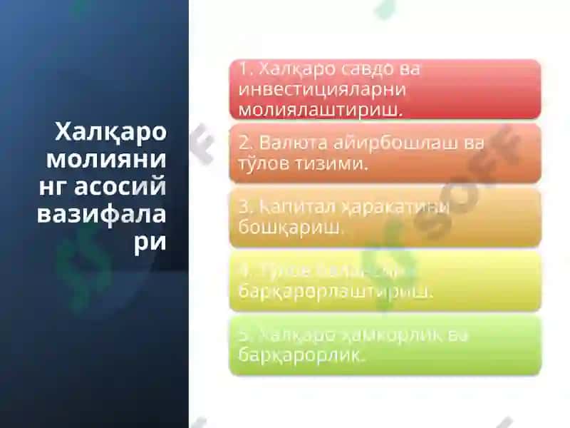Xalqaro moliyaning iqtisodiy mohiyati 3