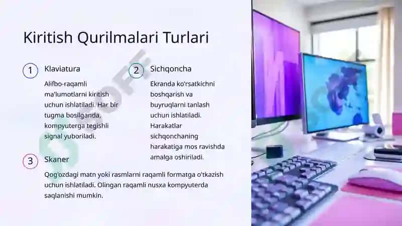 Tashqi Qurilmalar va Assembler Tilida Dasturlash 3
