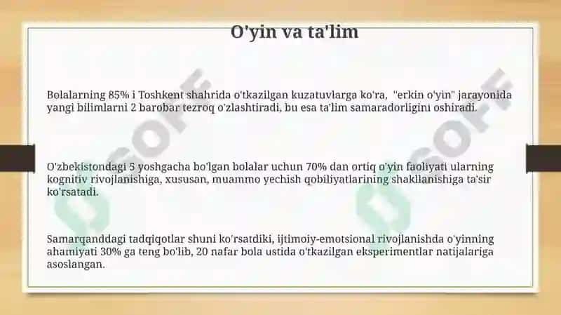 O'yin va ta'lim 3
