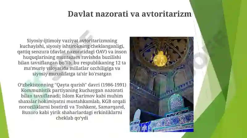 O'zbekistondagi ijtimoiy-siyosiy vaziyat 3