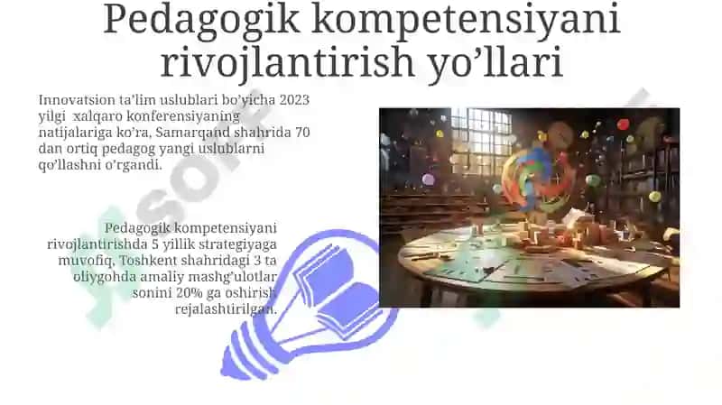 Pedagogik kompetentsiyani rivojlantirish yo’llari 3