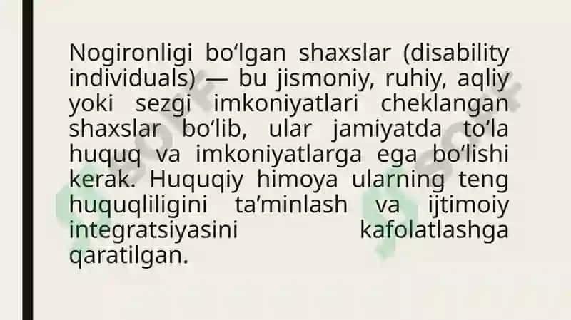 Nogironlarning huquq himoyasi 3