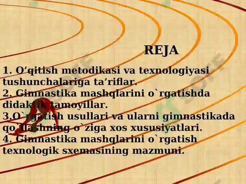 GIMNASTIKA ELEMENTLARINI O‘QITISH USULLARI VA TEXNOLOGIYASI 3