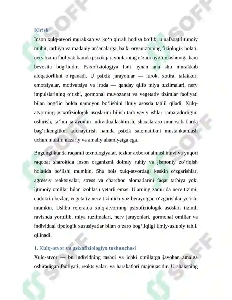 Xulq-atvorning psixofiziologik asoslari 3
