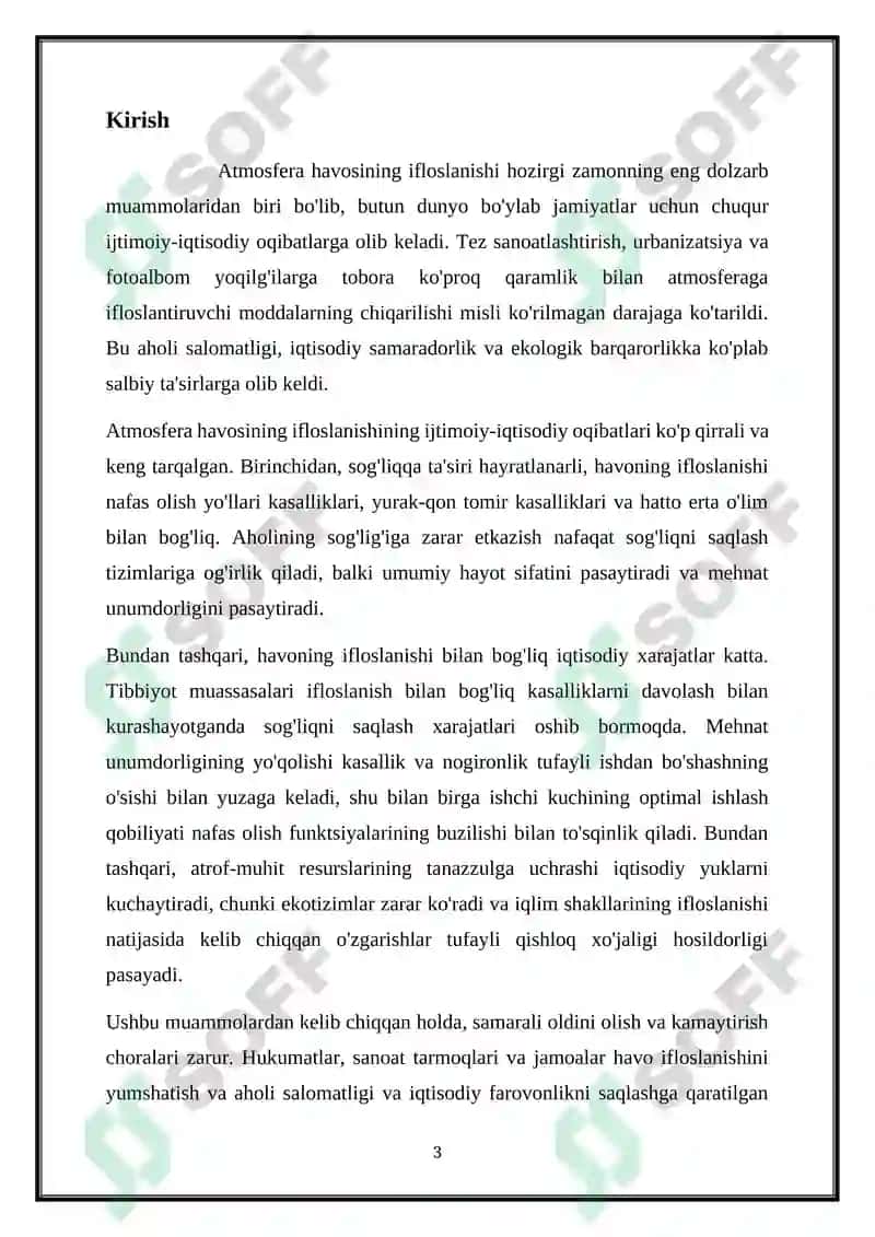 ATMOSFERA HAVOSI IFLOSLANISHINING IJTIMOIY IQTISODIY OQIBATLARI 3
