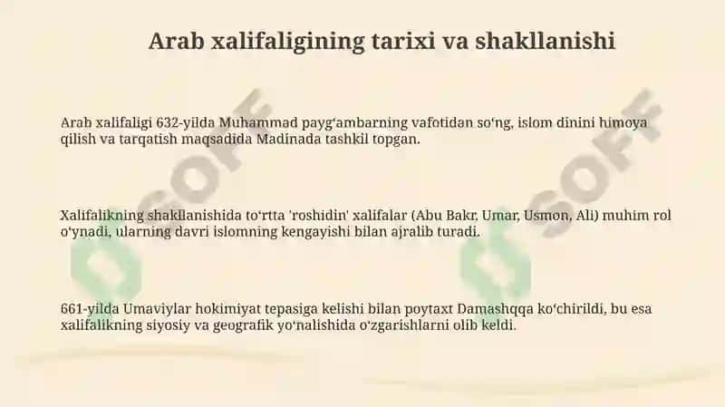 Arab xalifaligi 3