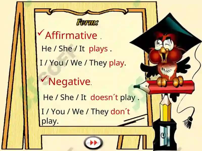 Grammar Study: Present Simple 3