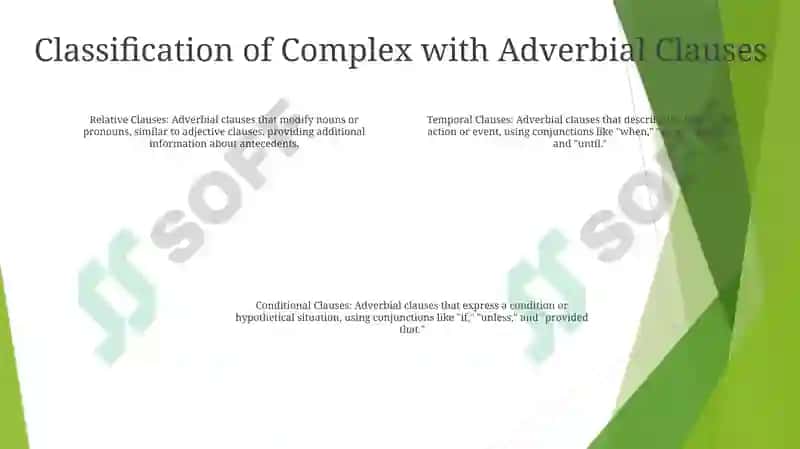 Comparative Typology Of Complex With Adverbial Clauses 3