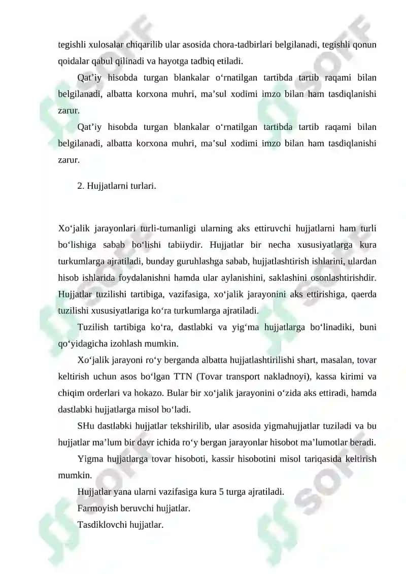 Hujjatlashtirish va hujjatlarning turlari 3