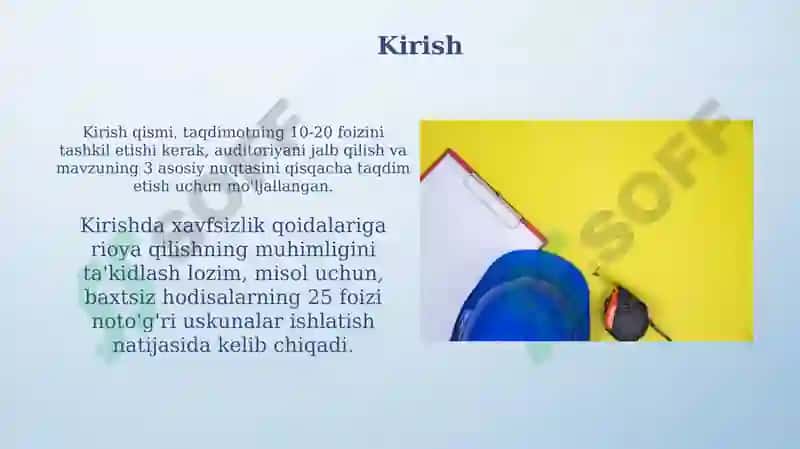 Salomatlik va xavfsizlik dars taqdimot 3