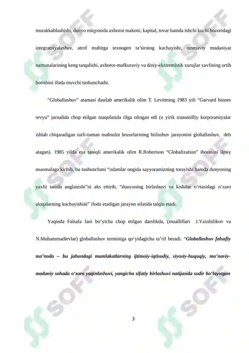 Globallashuv va barqaror taraqqiyot falsafasi 3