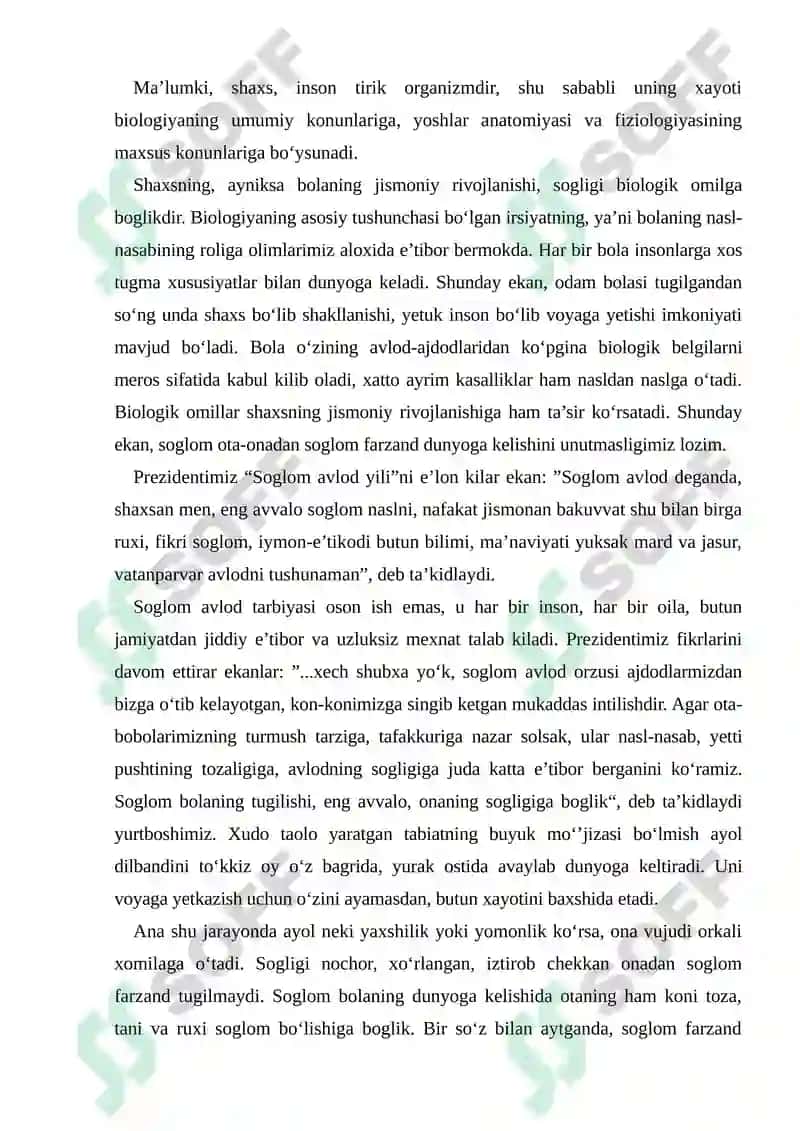 Tarbiyada shaxs rivojlanishining biologik va psixologik asoslari 3