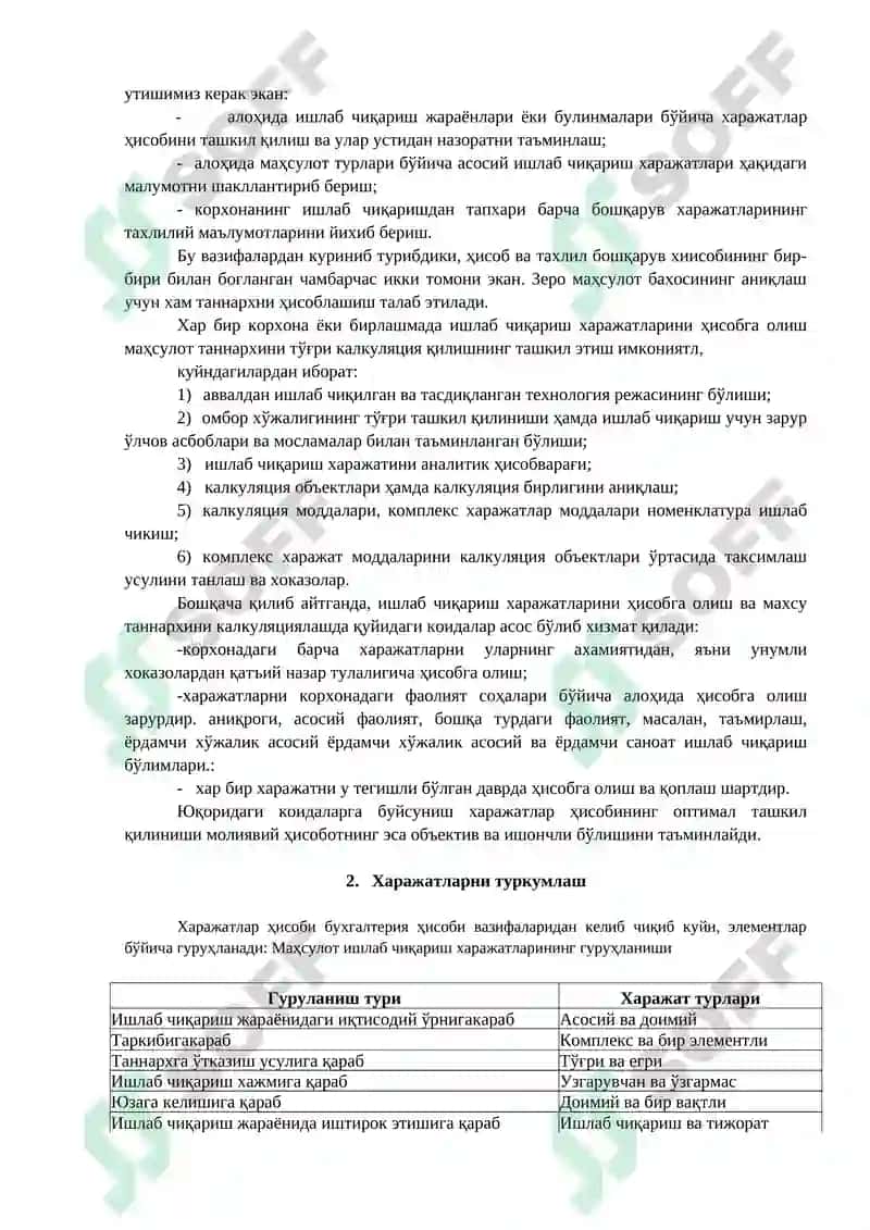 ХАРАЖАТЛАР ҲИСОБИ 3
