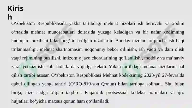 Yakkatartibdagi mehnat nizolari bo‘yicha qarorlarni ijro etish tartibi 3