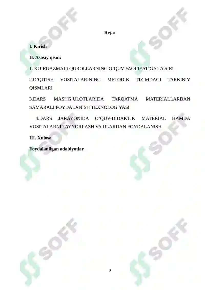 O’QISH DARSLARIDA KO’RGAZMALI VOSITALARDAN FOYDALANISH 3