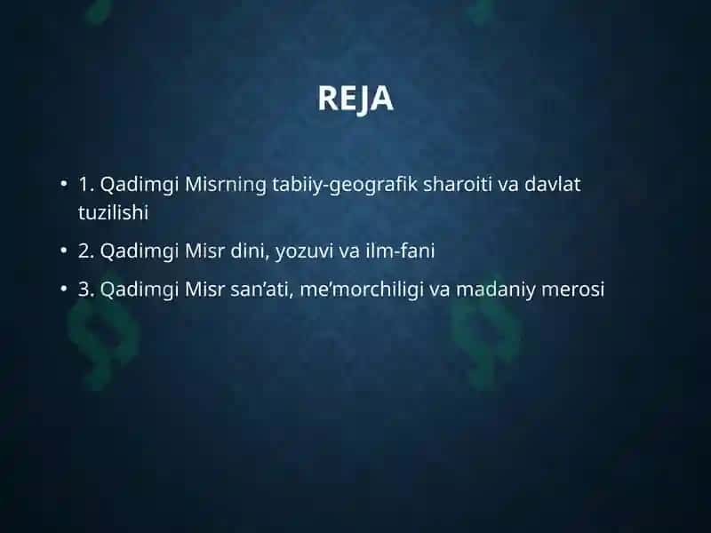 Qadimgi Misr 3