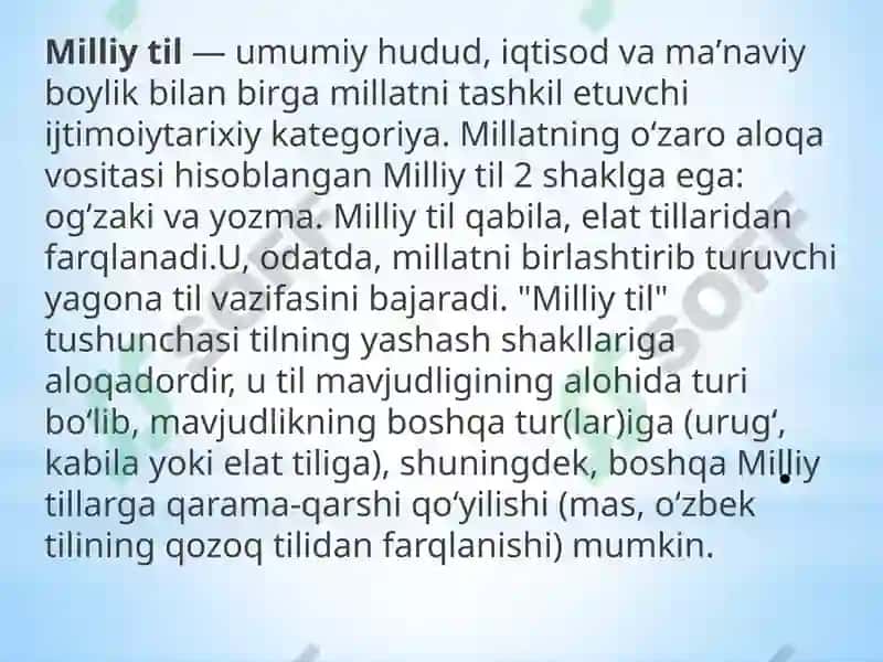 Milliytil va adabiy til 3
