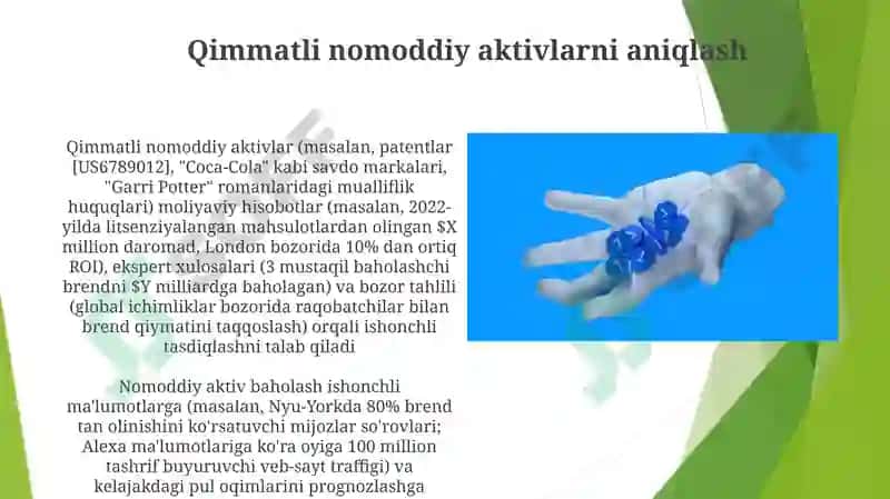 Qimmatli nomoddiy aktivlar 3
