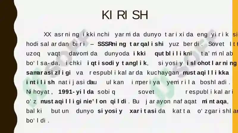 SSSRning tarqalishi 3