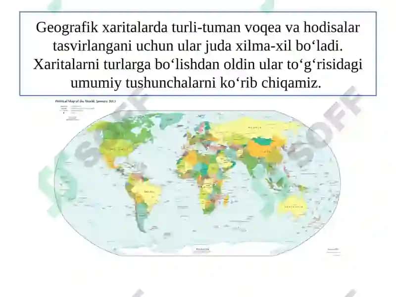 Geografik xaritalar va ularning shartli belgilari 3