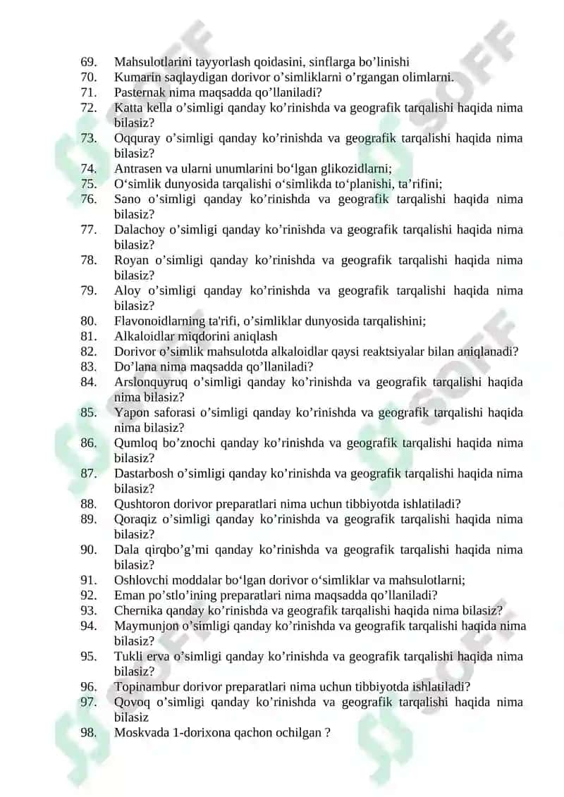 Fitobar o'rta tibbiyot xodimlari mutaxassisligi 3