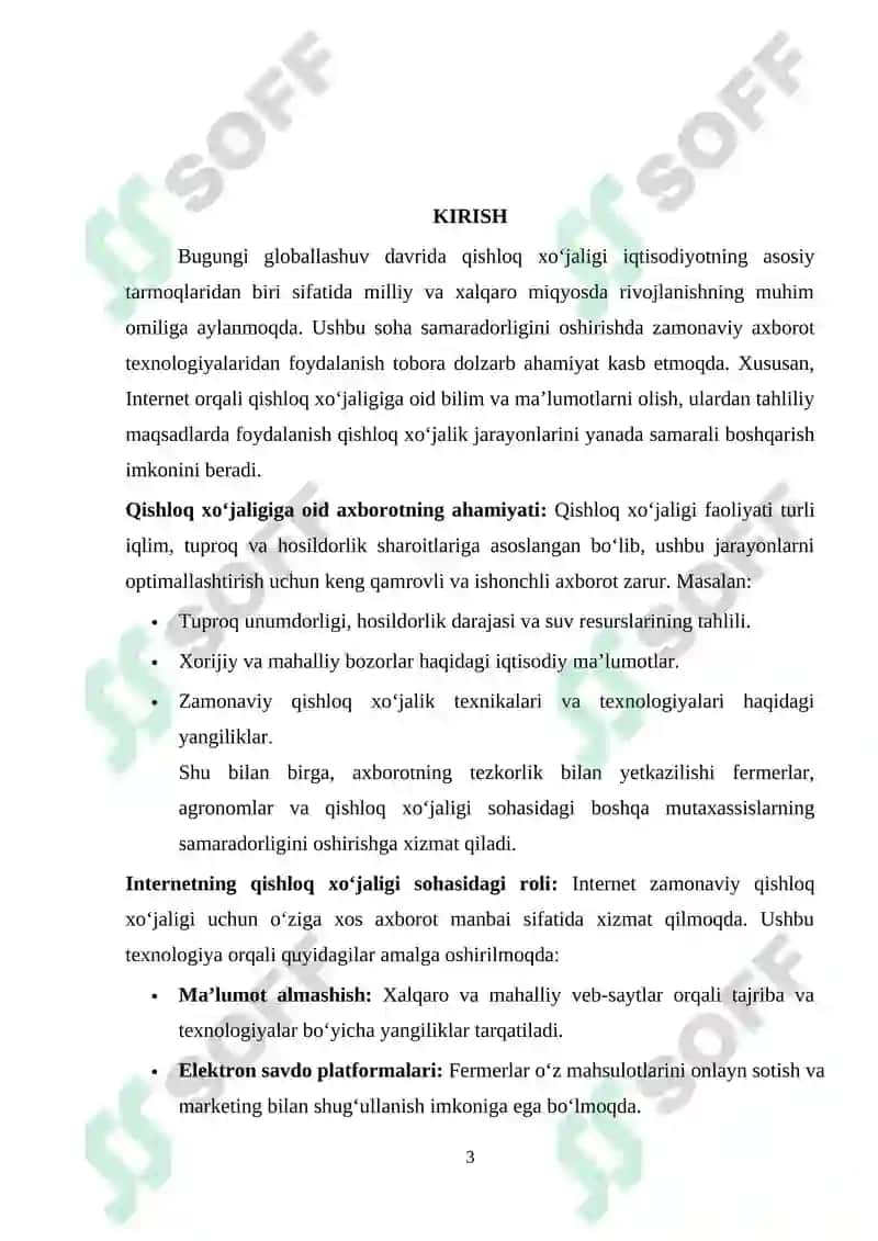 Internetda qishloq xo'jaligiga oid veb manzillar va ulardan axborotlarni ko'chirish 3