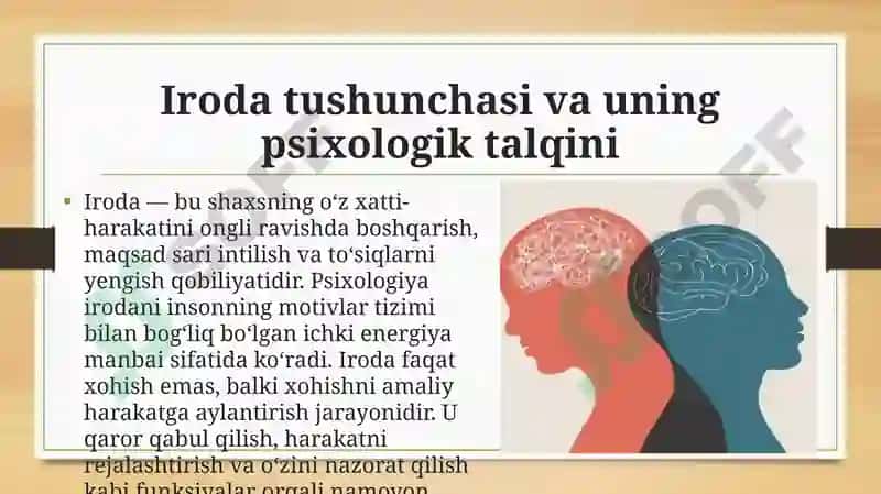 Shaxs va uning irodaviy sohasi 3