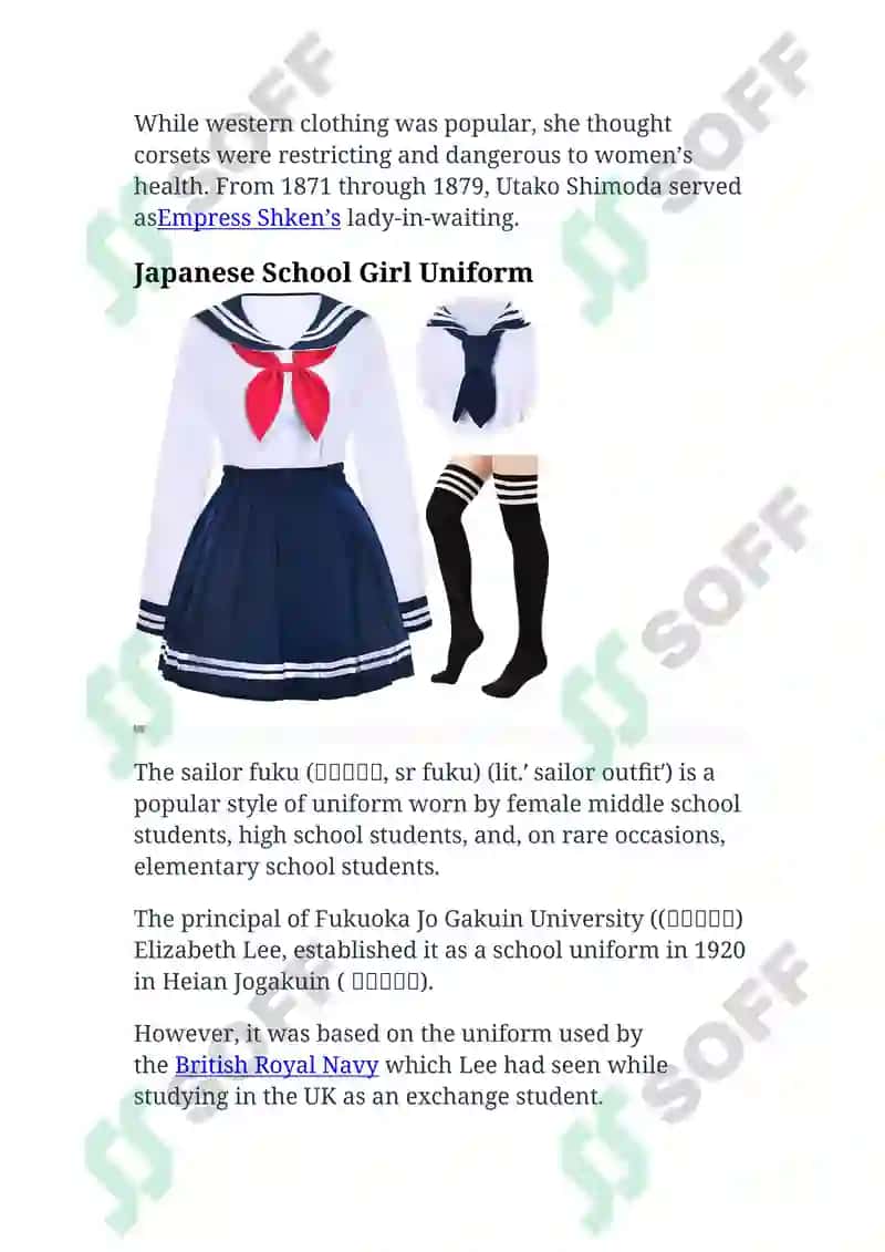 Japanese School Uniform 3