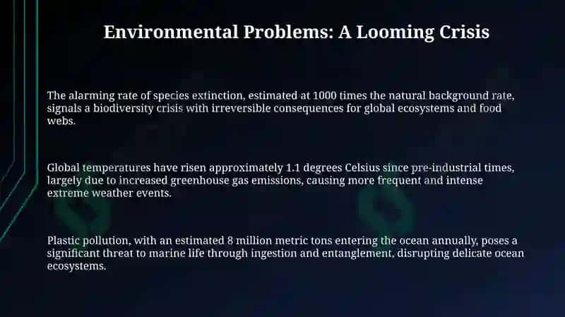 Understanding Environmental Problems and Their Impacts 3